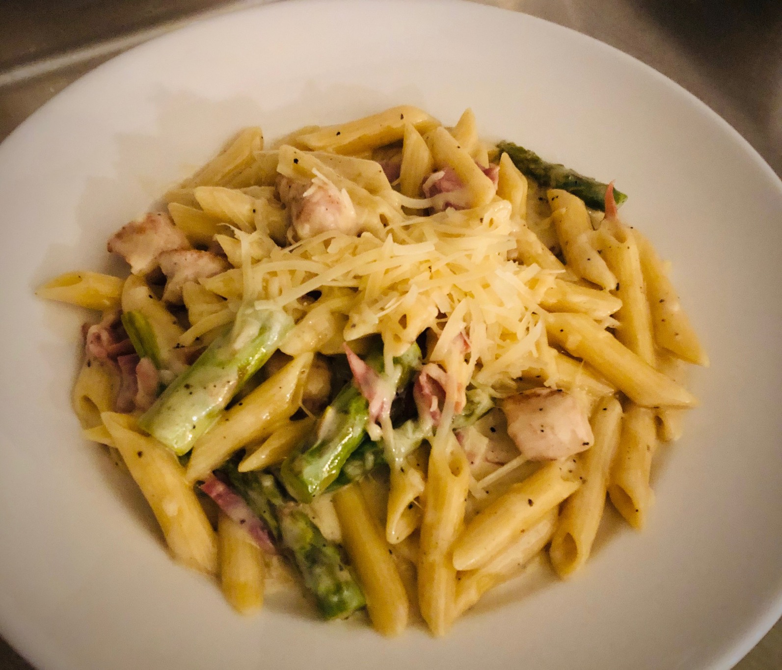 Order Chicken fettuccine  food online from Duo Grill House store, Albany on bringmethat.com
