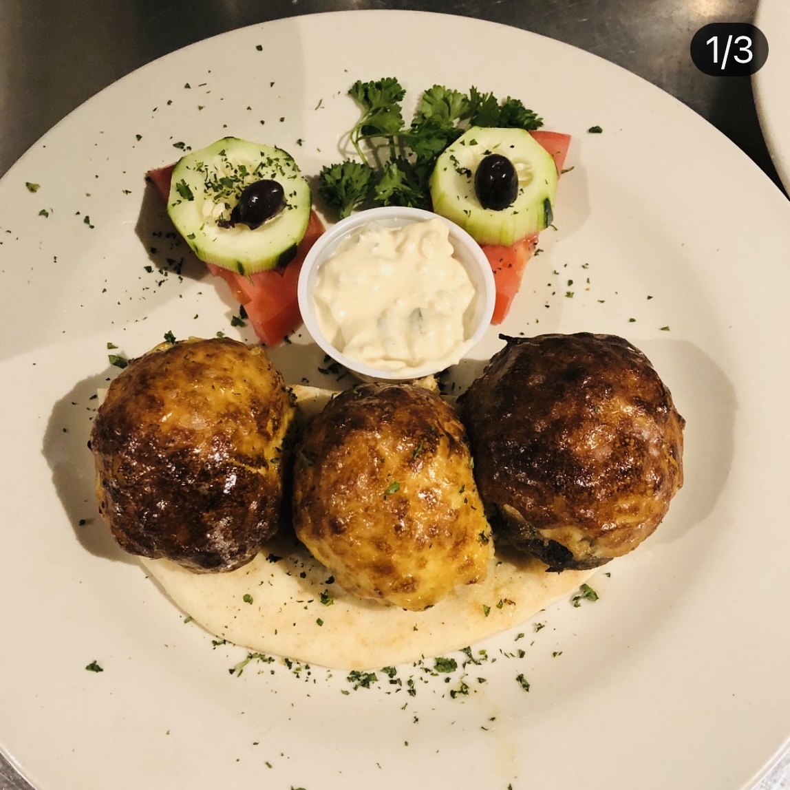 Order Stuffed Mushrooms with Imperial Topping food online from City View Bar And Grill store, Gwynn Oak on bringmethat.com