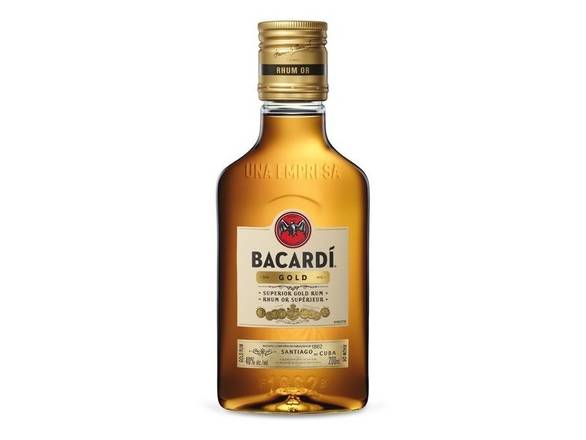 Order BACARDÍ Gold Rum - 200ml Bottle food online from Josh Wines & Liquors Inc store, New York on bringmethat.com