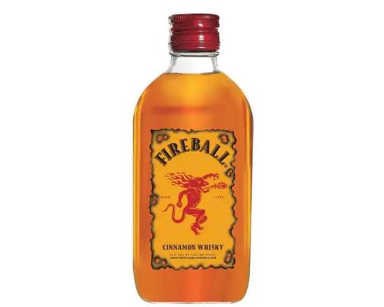 Order Fireball, 200mL whiskey (33.0% ABV) food online from Tenderloin Liquor store, San Francisco on bringmethat.com