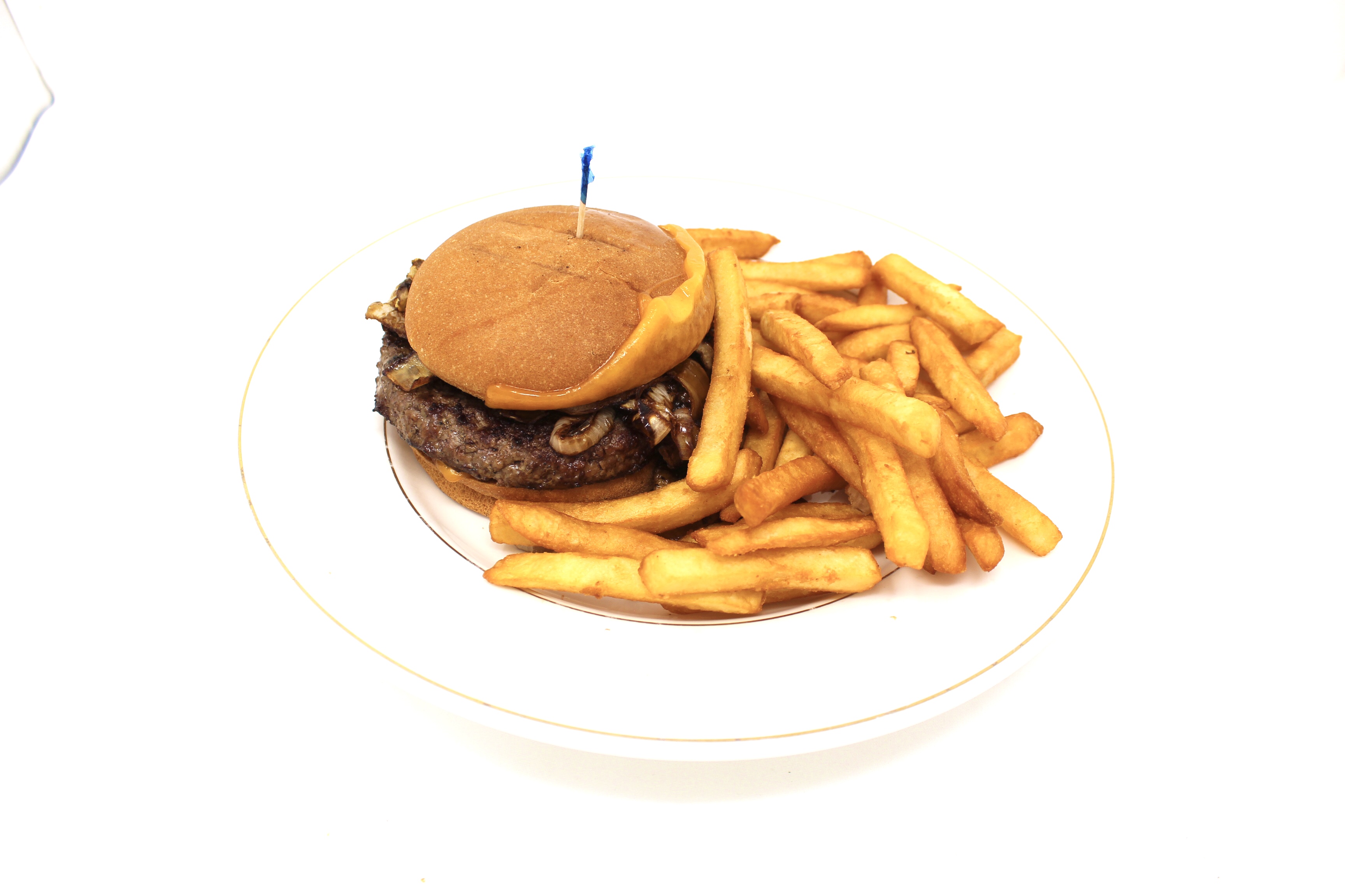 Order Manny's Burger food online from Stateline Family Restaurant store, Tappan on bringmethat.com