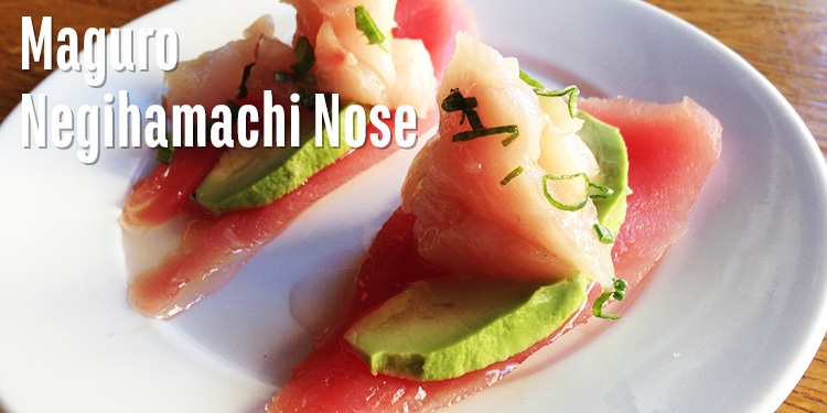 Order Maguro Negihamachi Nose- food online from Gorilla Sushi store, Chicago on bringmethat.com