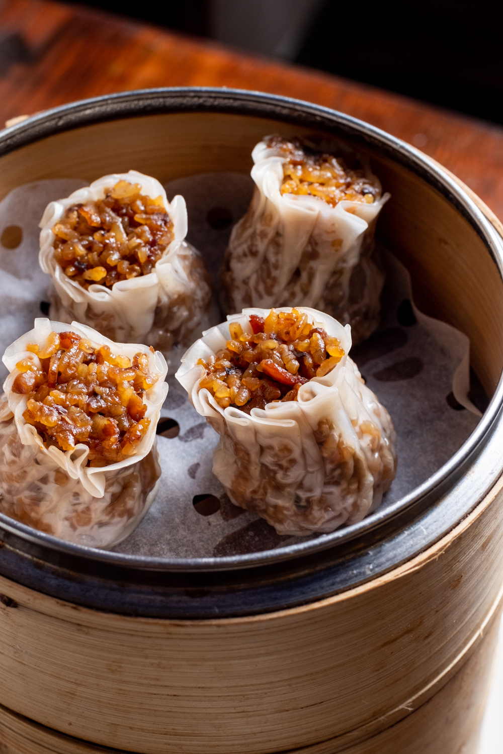 Order Steamed Shanghainese Shao Mai 4 pcs food online from The Bund store, Forest Hills on bringmethat.com