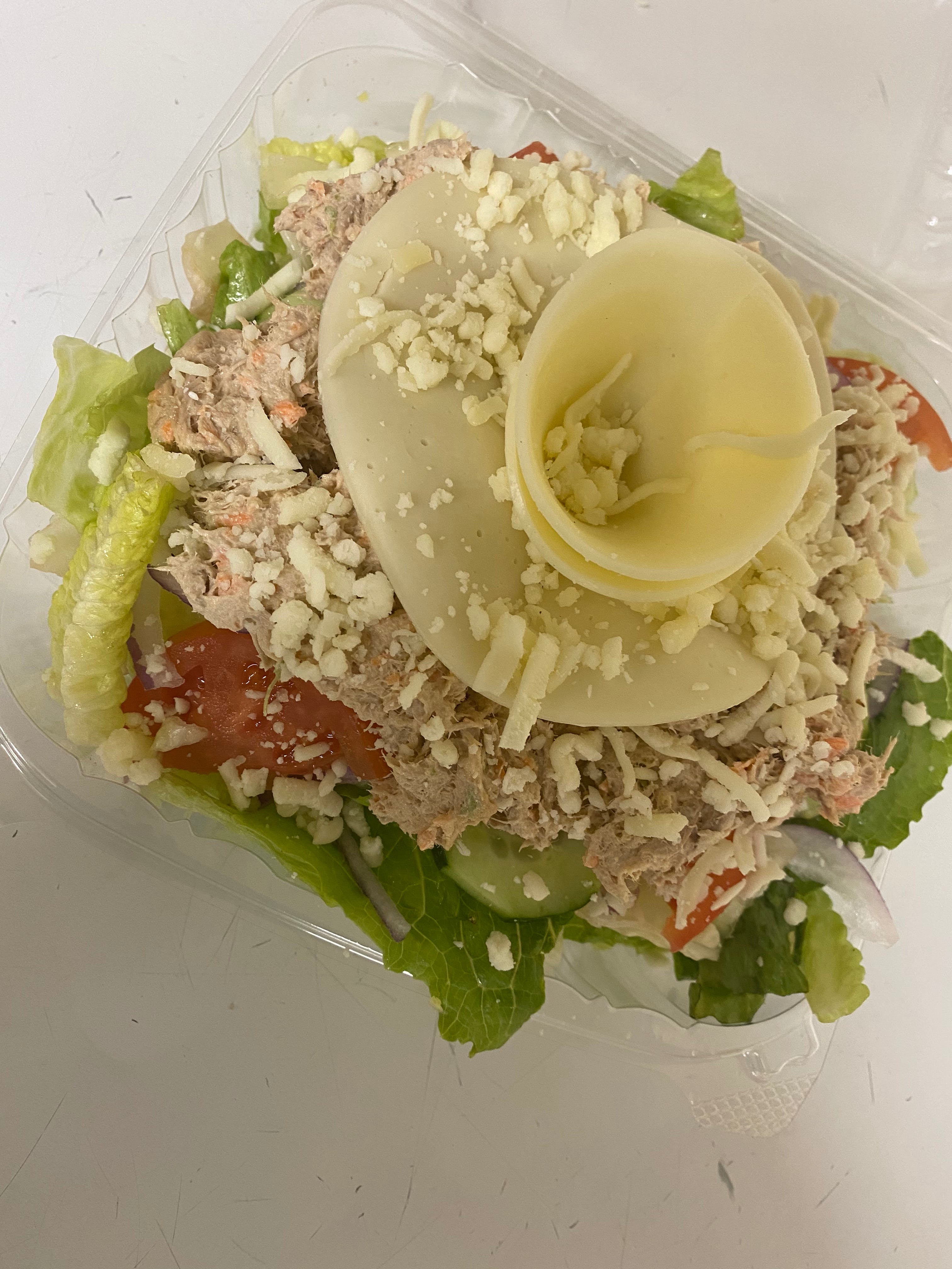 Order Tuna & Cheese Salad - Salad food online from Sophia Italian Restaurant & Pizzeria store, Reading on bringmethat.com