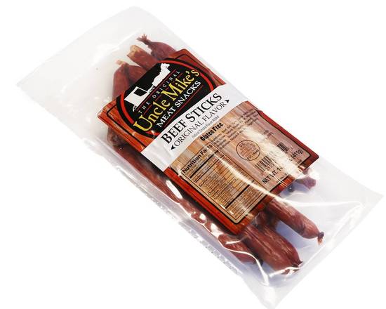 Order Uncle Mikes BEEF STICKS - ORIGINAL 14.5oz food online from Darn Cheap Discounts store, Hartville on bringmethat.com