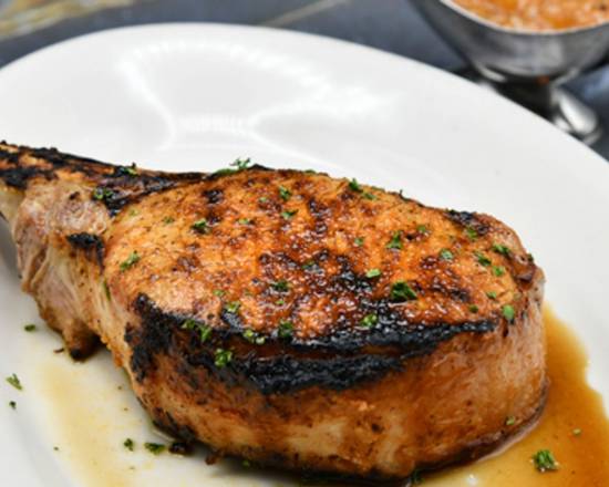 Order Prime Pork Chop food online from Morton The Steakhouse store, Louisville on bringmethat.com
