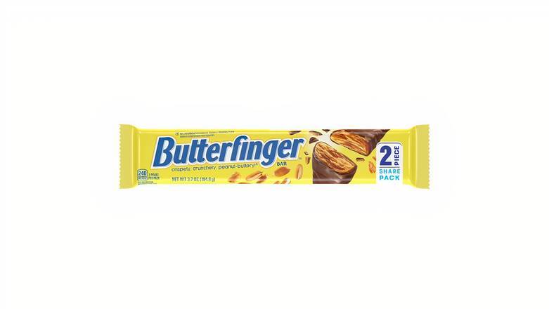 Order Butterfinger Peanut-Buttery Chocolate-y Candy Bar Share Pack food online from Mac On 4th store, Alton on bringmethat.com
