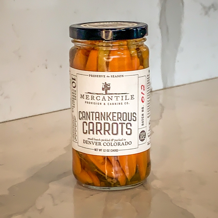 Order Mercantile Pickled Carrots food online from Chook Charcoal Chicken store, Denver on bringmethat.com