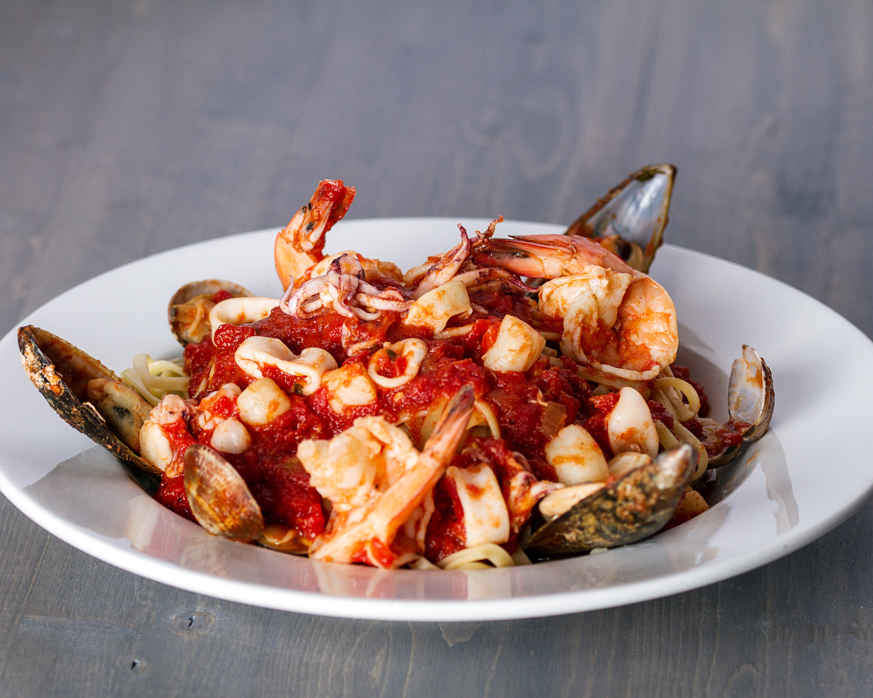 Order Seafood Fra Diavolo food online from Grape Vine Cafe store, Las Vegas on bringmethat.com