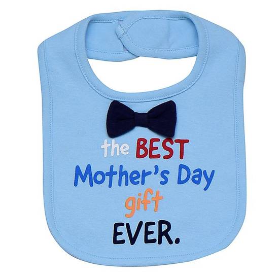 Order Baby Starters® "The Best Mother's Day Gift Ever" Bib in Blue food online from Bed Bath & Beyond store, Lancaster on bringmethat.com