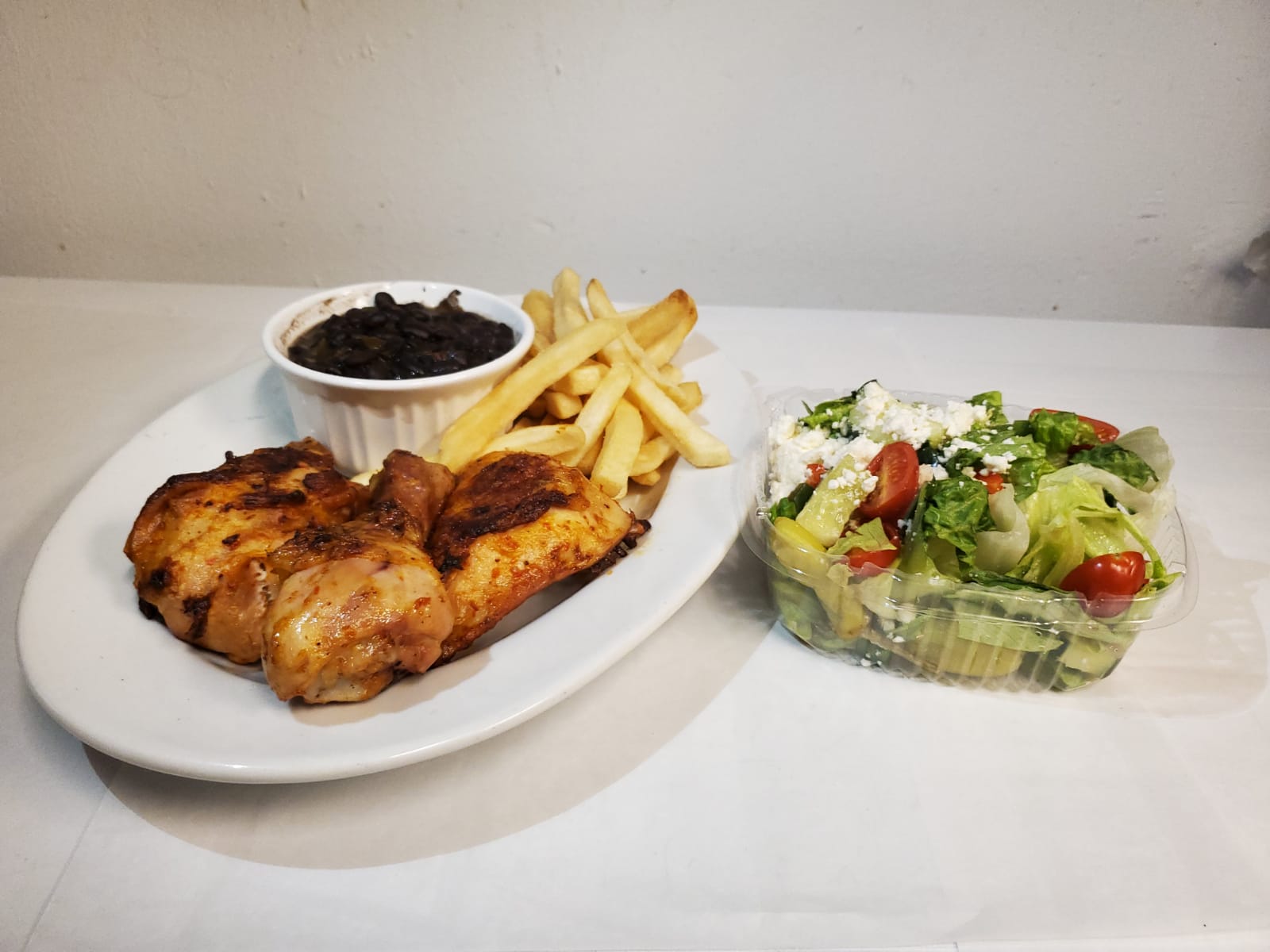 Order Roasted Chicken Combo food online from Papa Juan Deli store, Miller Place on bringmethat.com