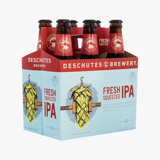 Order Deschutes Fresh Squeezed IPA 6 Pack  food online from Goodie Liquor And Wine store, Santa Monica on bringmethat.com