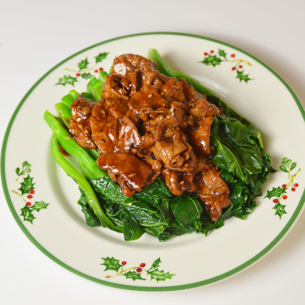 Order Chinese Broccoli with Beef 唐蘭牛 food online from Win Garden store, San Francisco on bringmethat.com