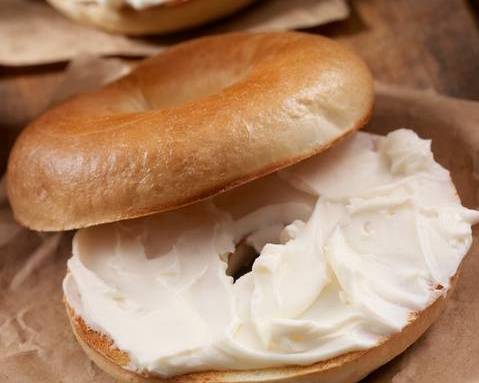 Order Bagel with Cream Cheese food online from Sausalido Cafe store, Torrance on bringmethat.com