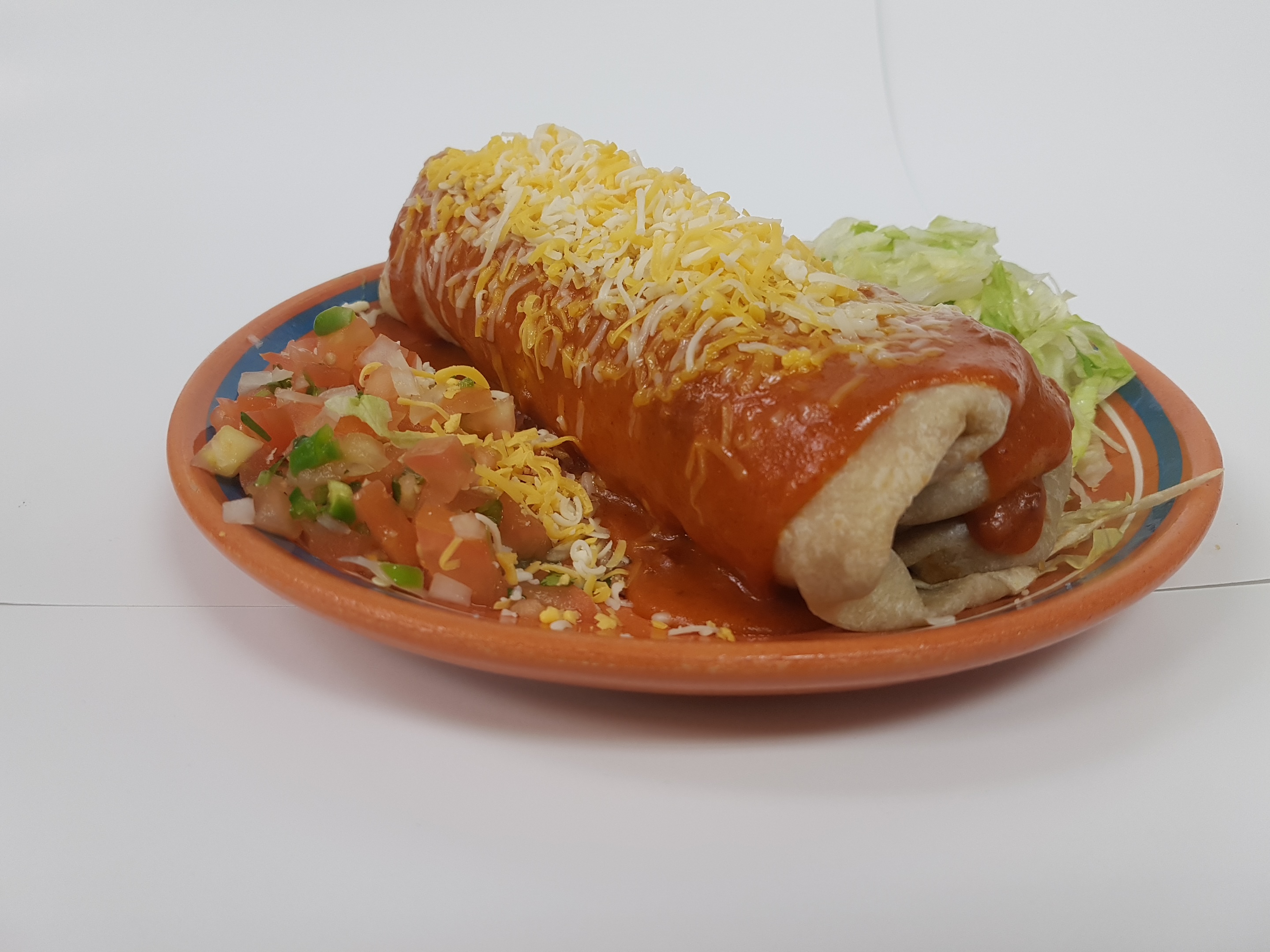 Order Pastor Wet Burrito food online from Rivas Mexican Grill store, North Las Vegas on bringmethat.com