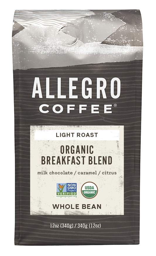 Order Breakfast Blend Organic Coffee food online from Allegro Coffee Company store, Chevy Chase on bringmethat.com