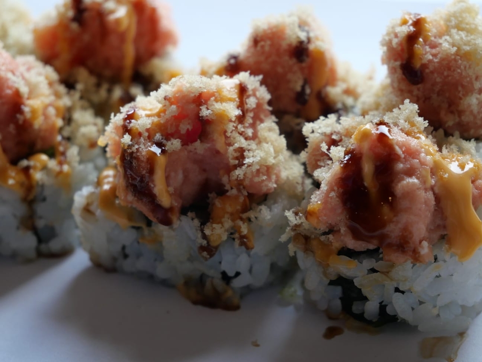 Order Crunchy Situation (XL) Roll food online from That Sushi Spot store, Brooklyn on bringmethat.com