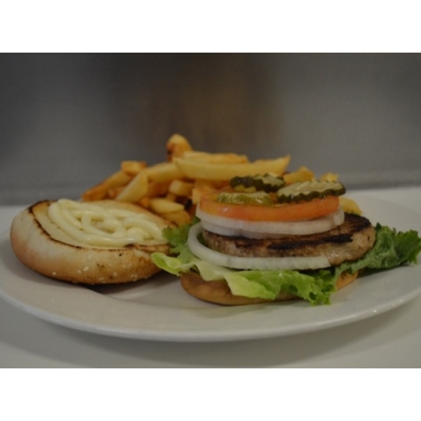 Order Mushroom Cheeseburger food online from Golden State Pizza & Grill store, San Francisco on bringmethat.com