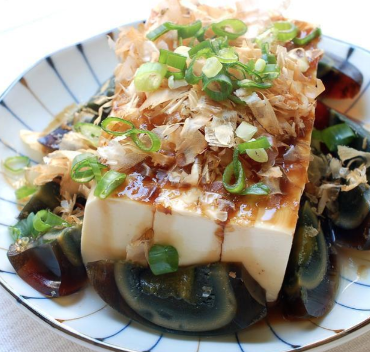 Order Preserved Egg Over Soft Tofu food online from Pot On Fire & Tea Bar store, Chino on bringmethat.com