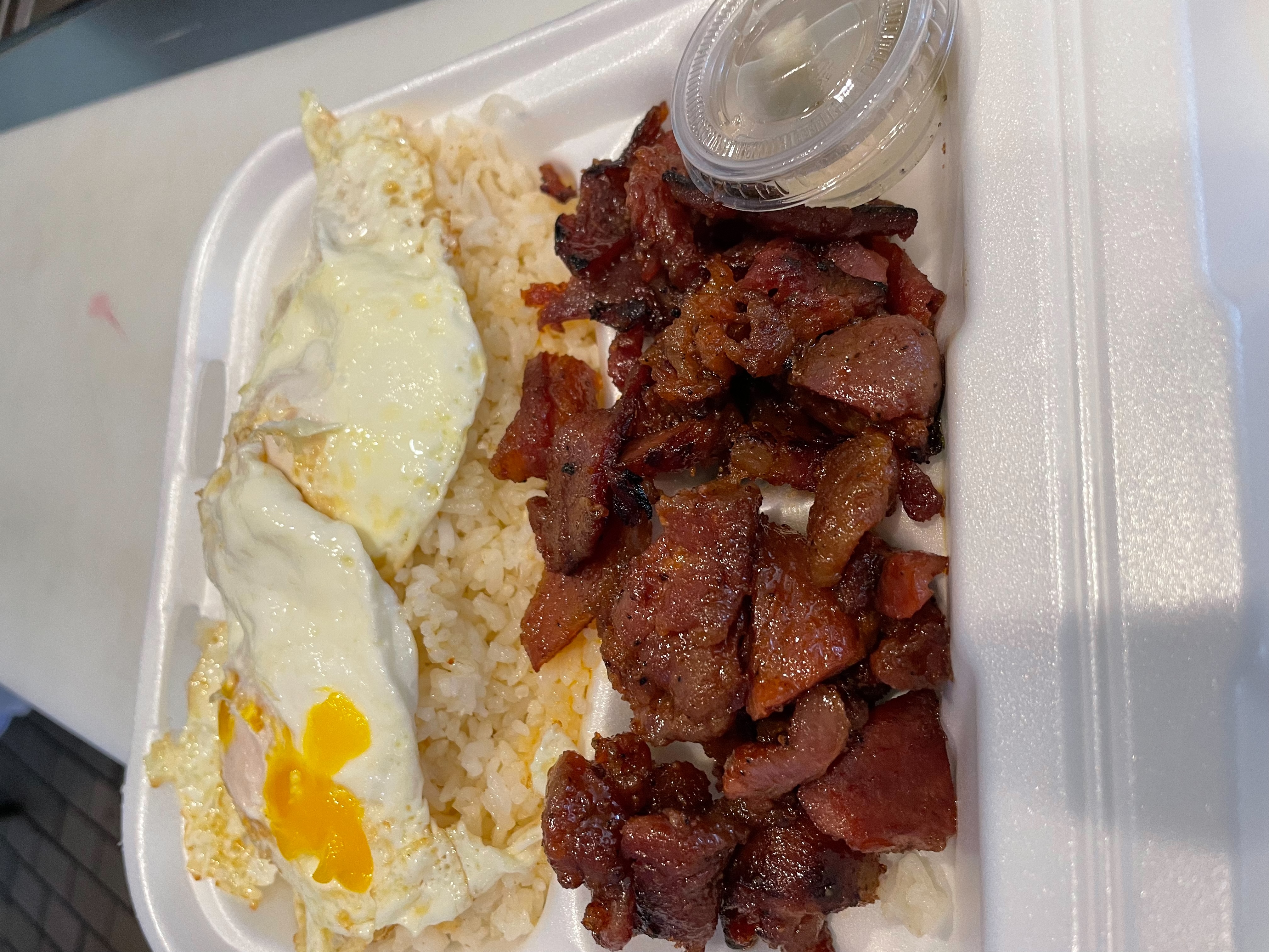 Order Tocinosilog food online from Apong's Philly Steak store, Rancho Mirage on bringmethat.com