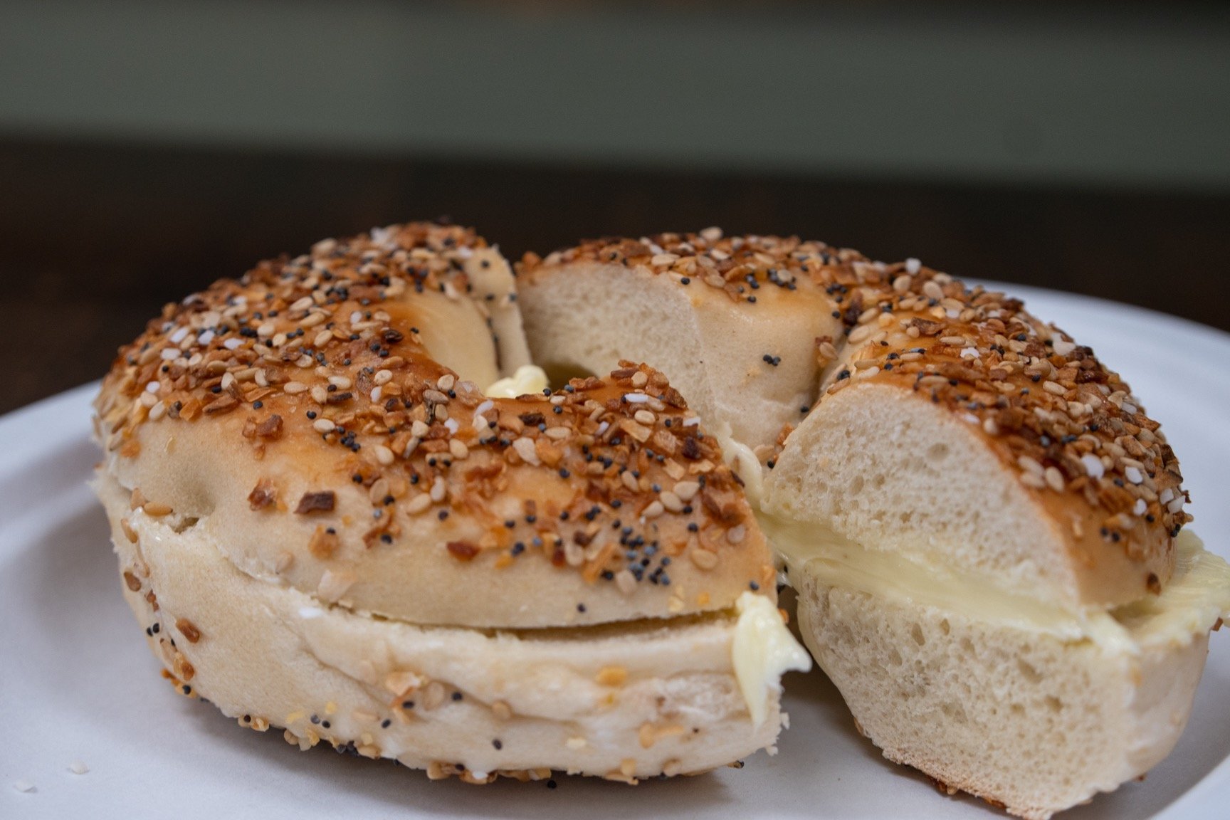 Order Bagel with Butter food online from Manhattan Bagel store, Westfield on bringmethat.com
