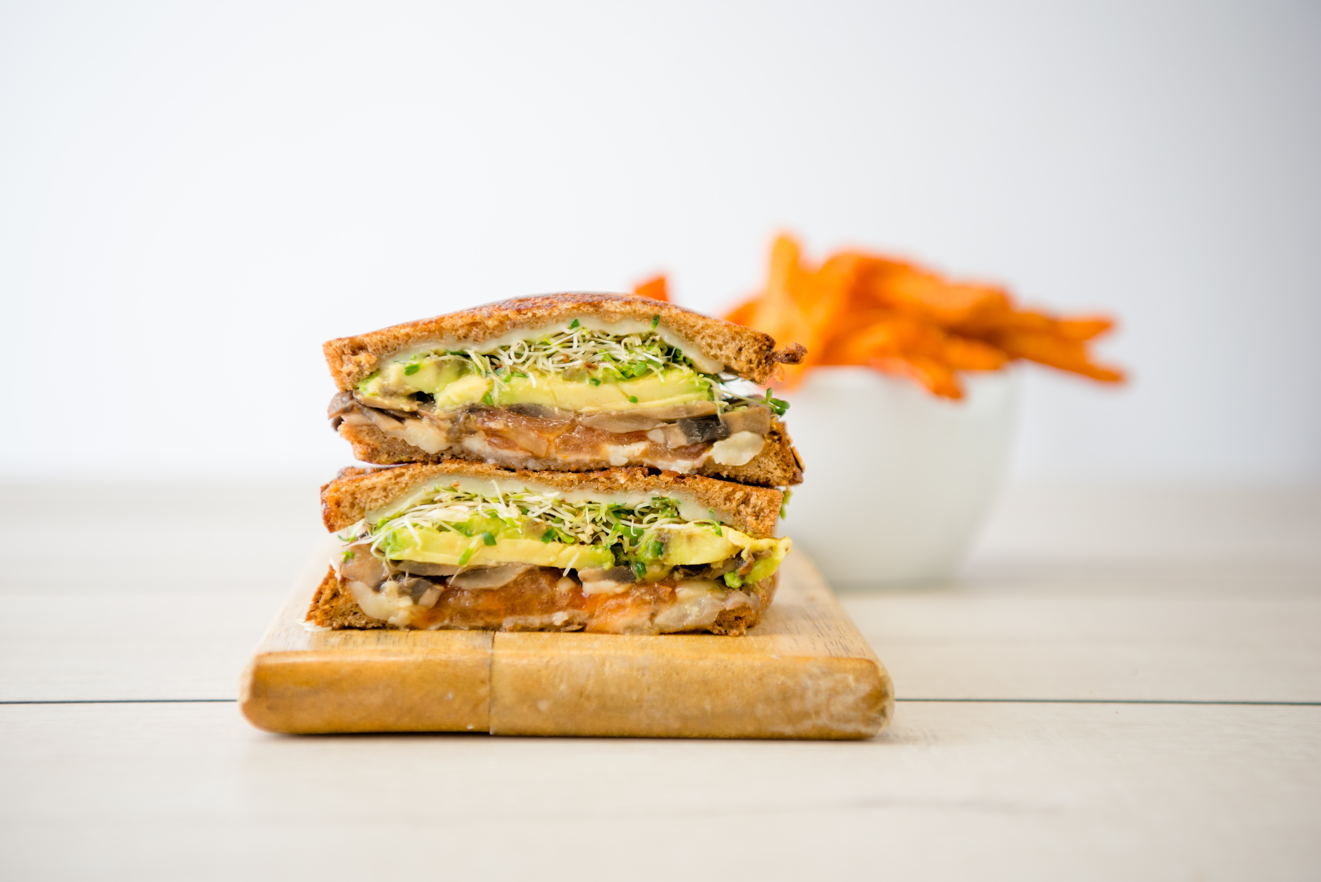 Order Avocado Melt Sandwich food online from Grilled Cheese Heaven store, Los Angeles on bringmethat.com