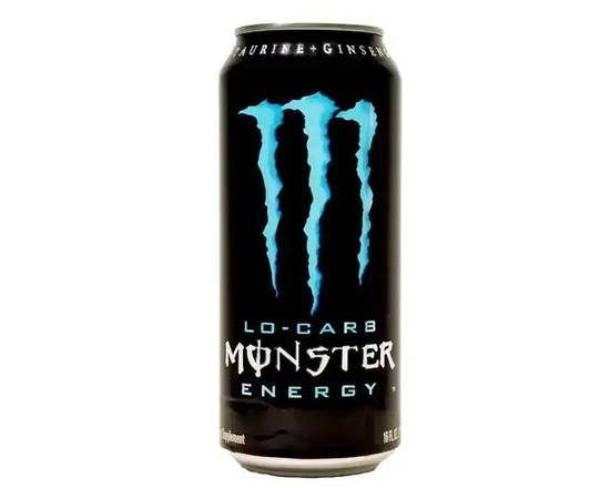 Order Monster Energy Lo-Carb, 16oz food online from Tenderloin Liquor store, San Francisco on bringmethat.com