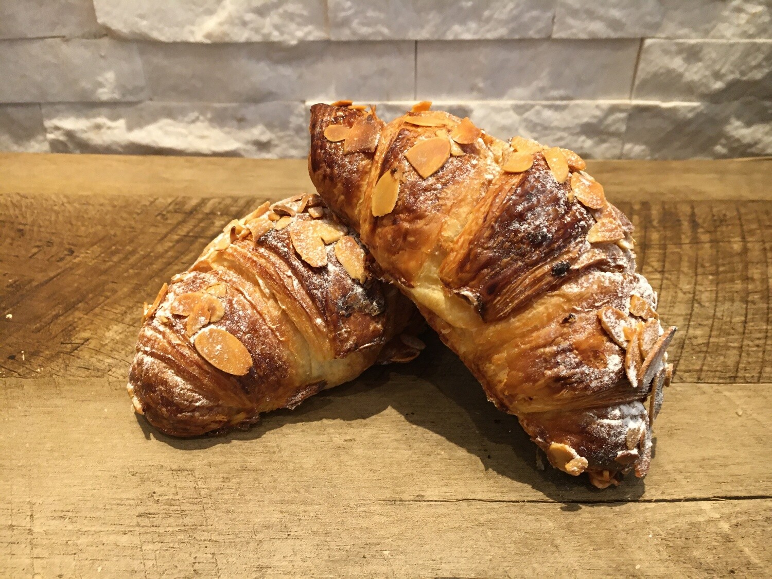 Order Almond Croissant food online from La Maison Navarre store, Portsmouth on bringmethat.com