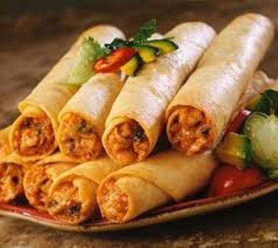 Order Spicy Roasted Chicken Wrap	 food online from Desi Chops store, West Bloomfield Township on bringmethat.com