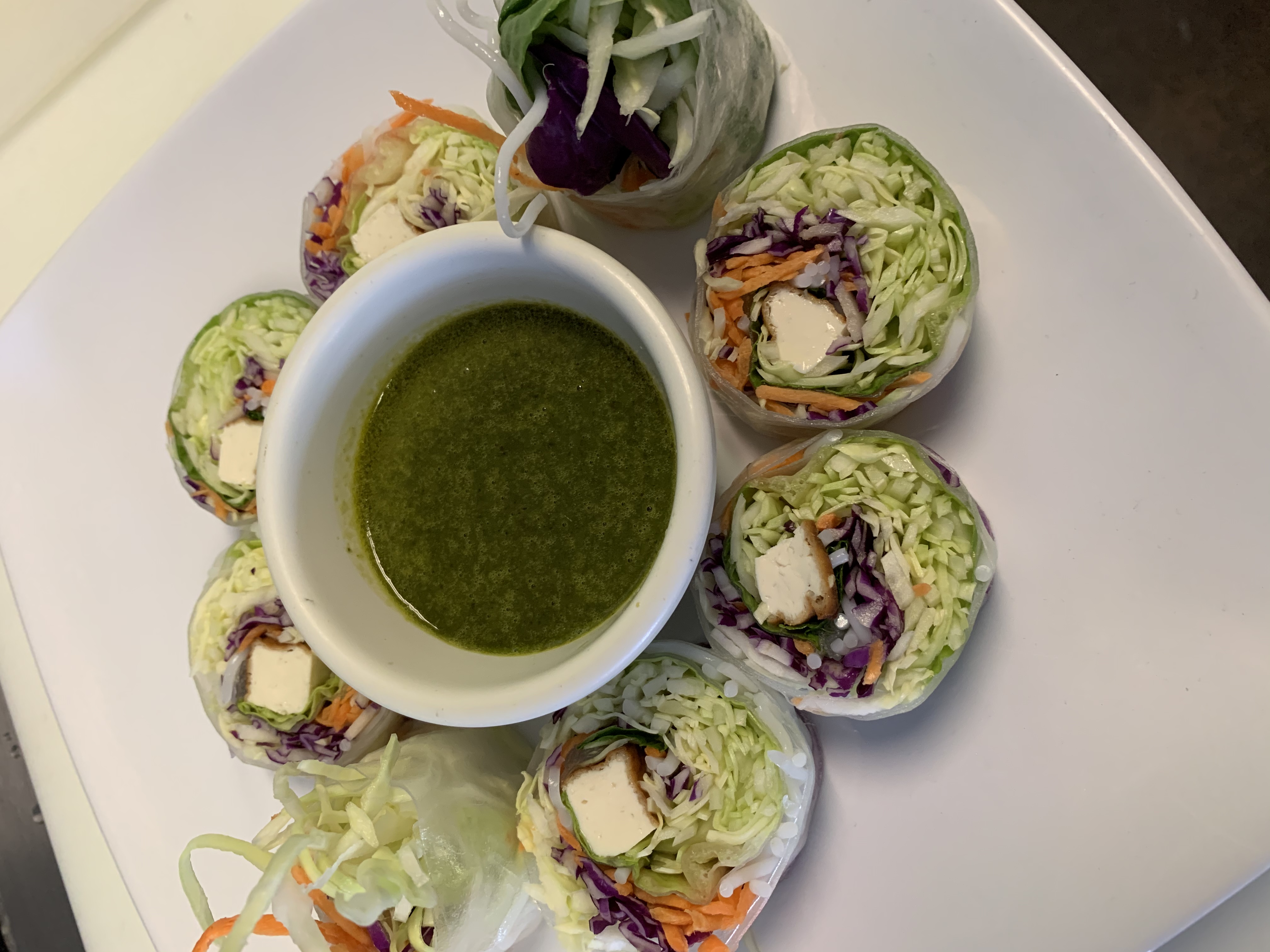 Order 2GF. Fresh Summer Rolls      food online from Fresh Mint Restaurant store, Scottsdale on bringmethat.com