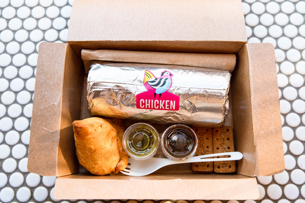 Order Catering Burrito Box food online from Curry Up Now store, Hoboken on bringmethat.com