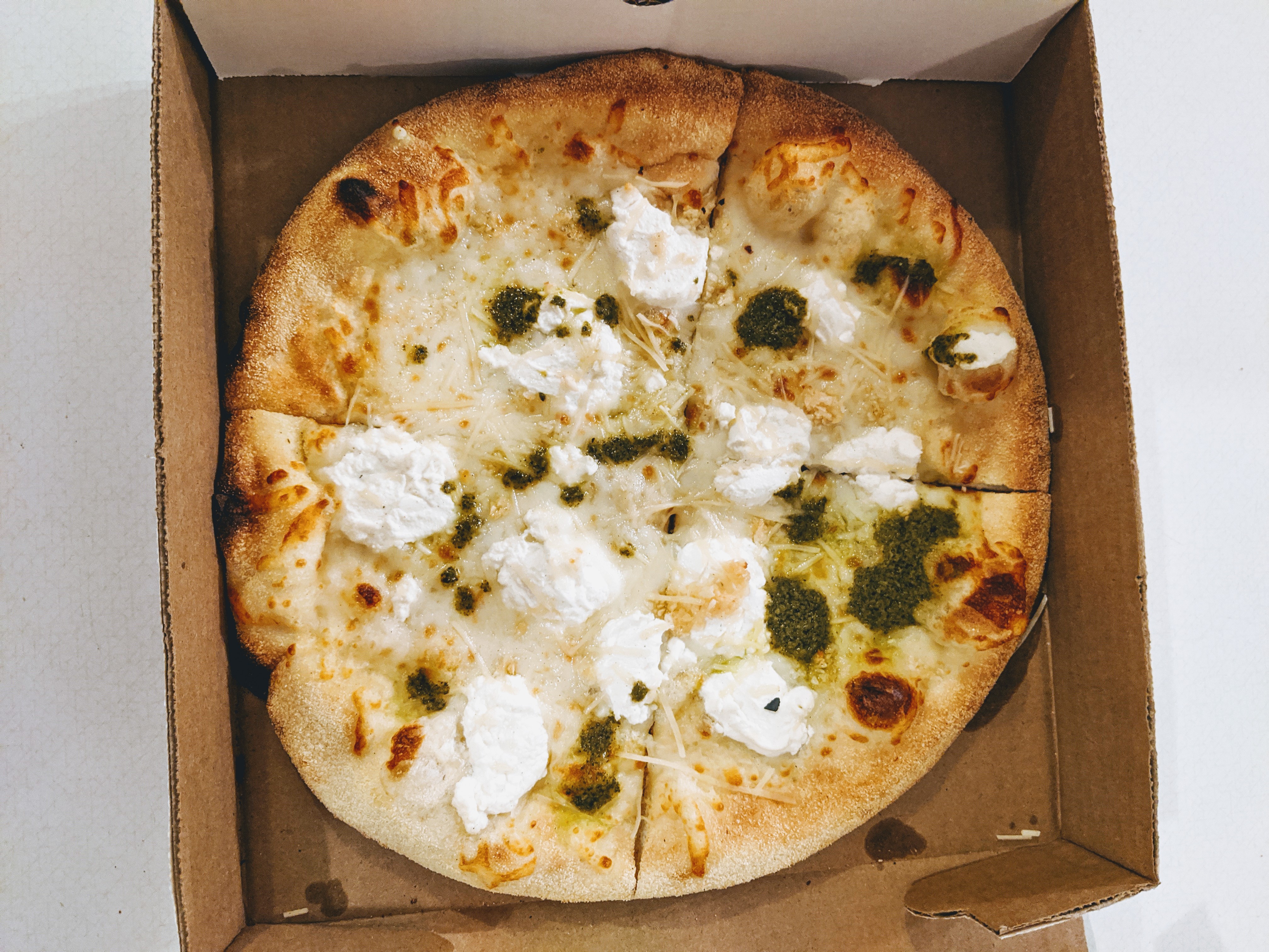 Order 10" White Pizza food online from The Brick Oven store, Charlottesville on bringmethat.com
