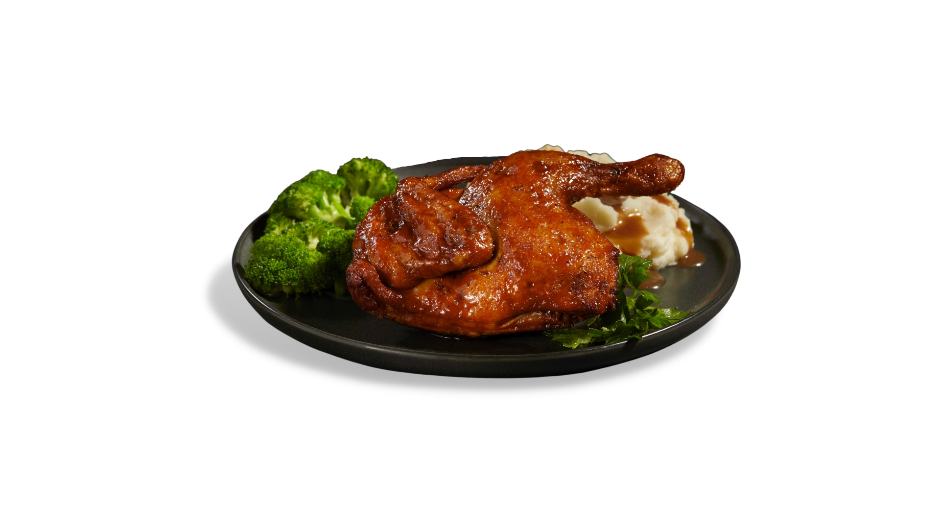 Order Maple Bourbon BBQ Half Chicken food online from Nathan Famous store, Lebanon on bringmethat.com