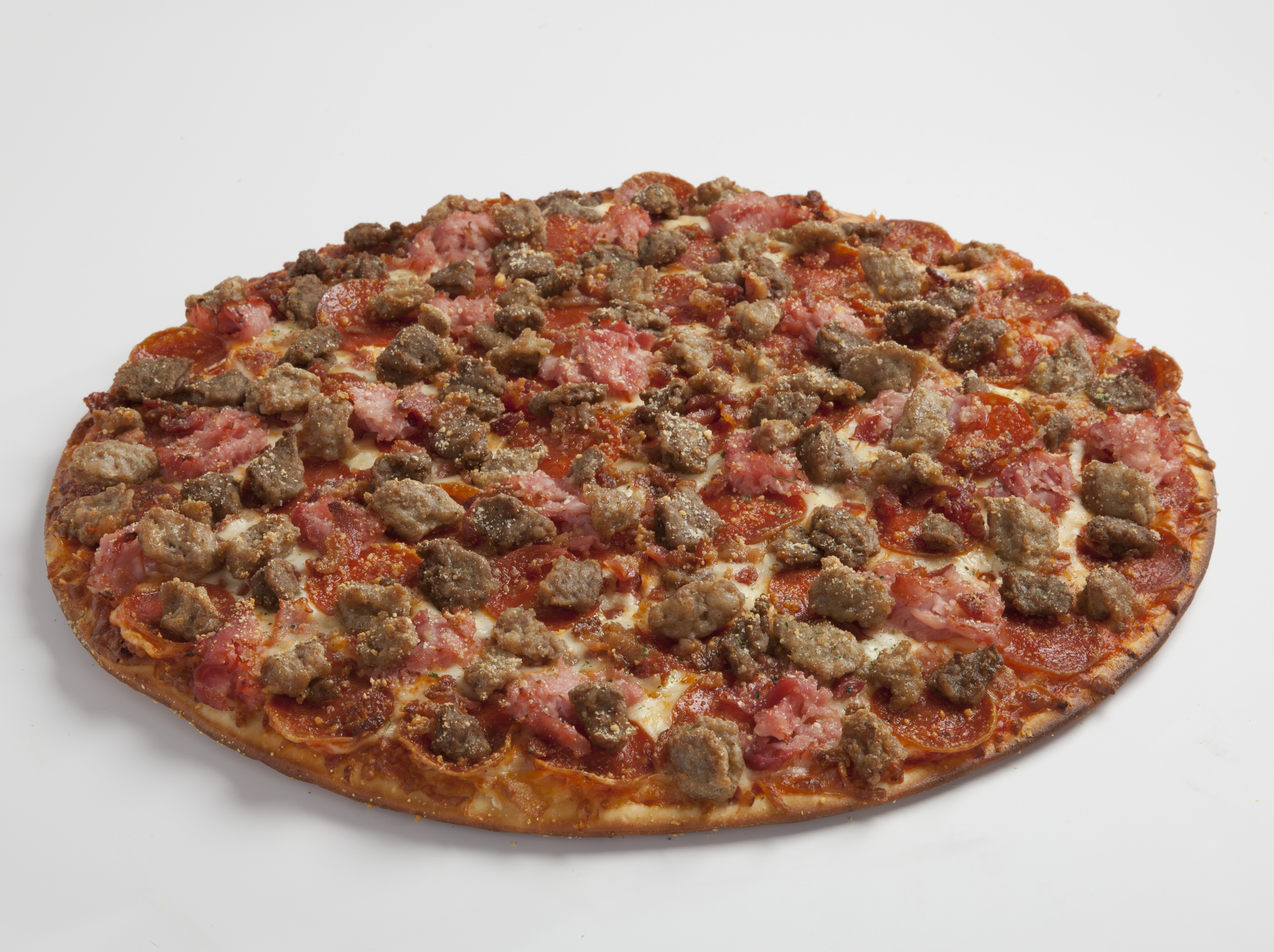 Order Serious Meat Pizza food online from Donatos store, Summerville on bringmethat.com