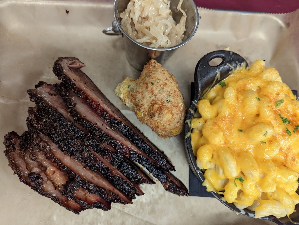 Order Half Smokehouse Platter food online from C.A.Y.A. Smoke House Grill store, Walled Lake on bringmethat.com