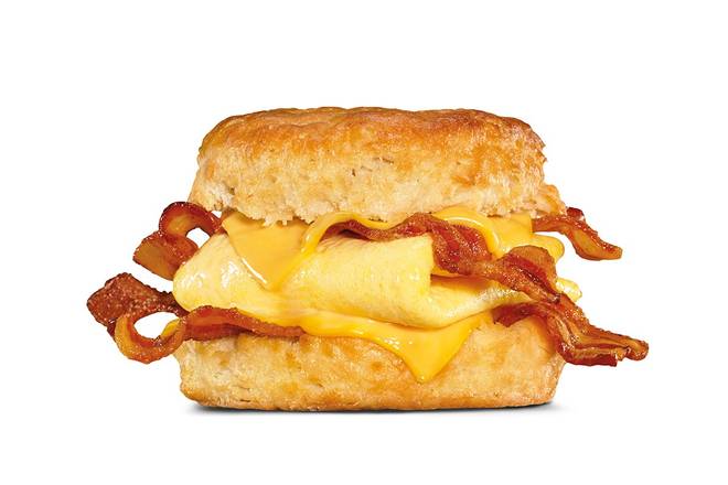 Order Bacon Beast Biscuit food online from Hardee store, Rock Island on bringmethat.com