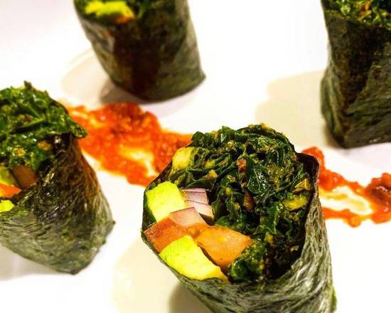 Order Spicy Kale Nori rolls food online from Royal Health World Retail &amp; Cafe store, Atlanta on bringmethat.com