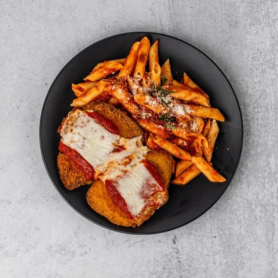 Order Chicken Parm Pasta food online from Ferraro's on the Hill store, Compton on bringmethat.com