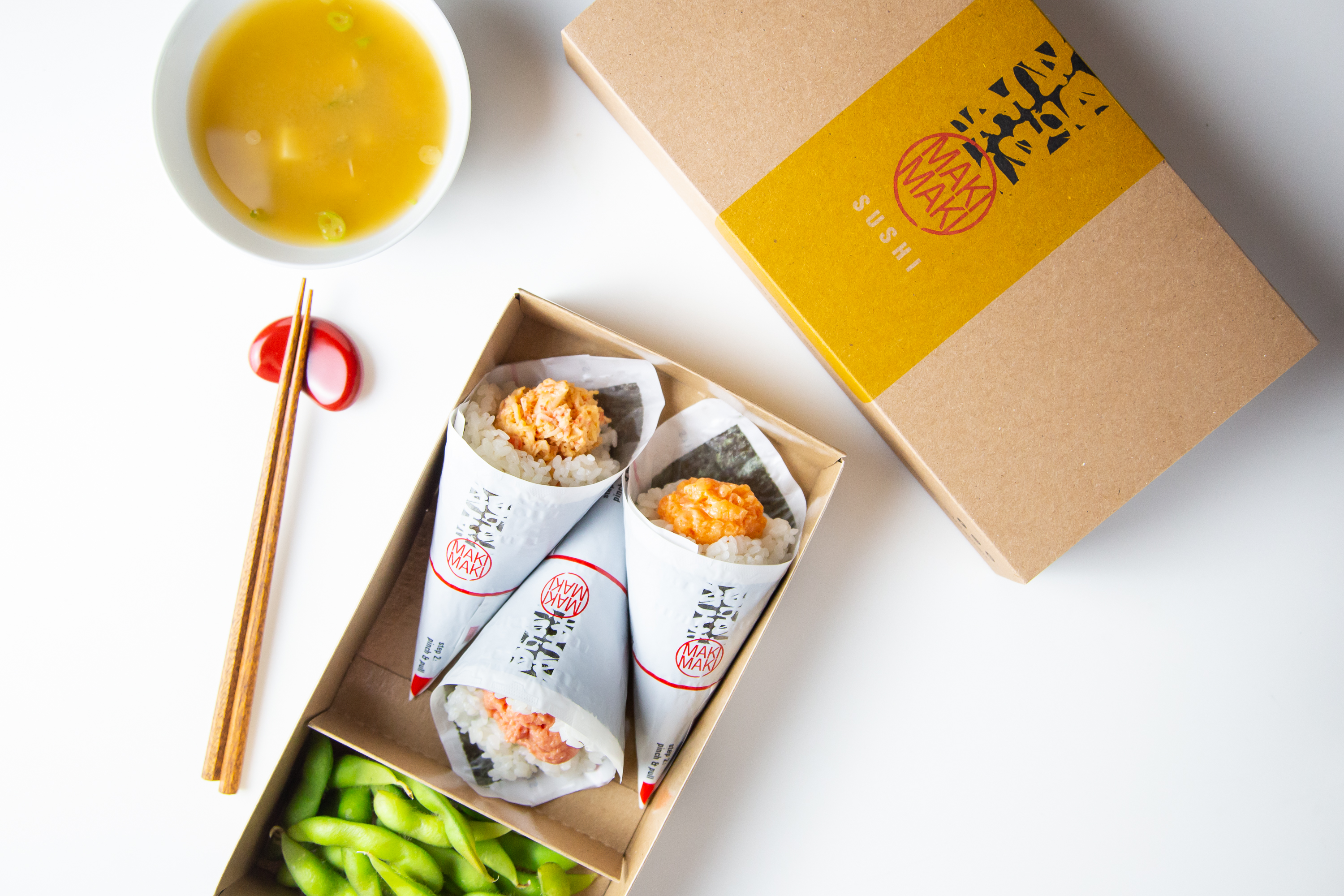 Order Standard Combo - Choose 3 Handrolls food online from Aki Sushi store, New York on bringmethat.com