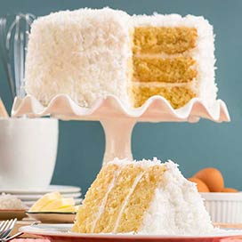 Order Coconut Layer Cake food online from Savannah Candy Kitchen store, Atlanta on bringmethat.com