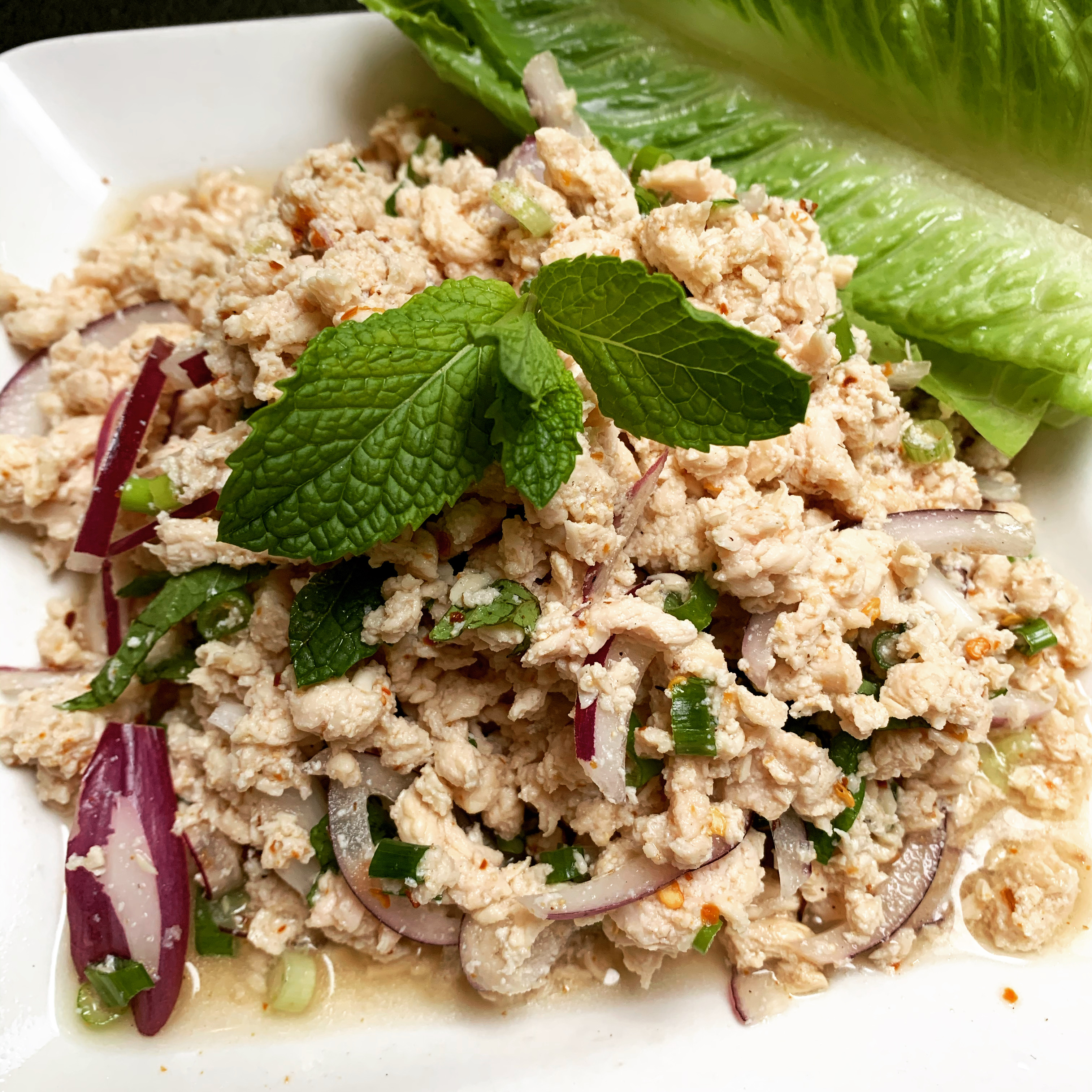 Order Larb Salad food online from Rice Thai Cuisine store, Ventura on bringmethat.com