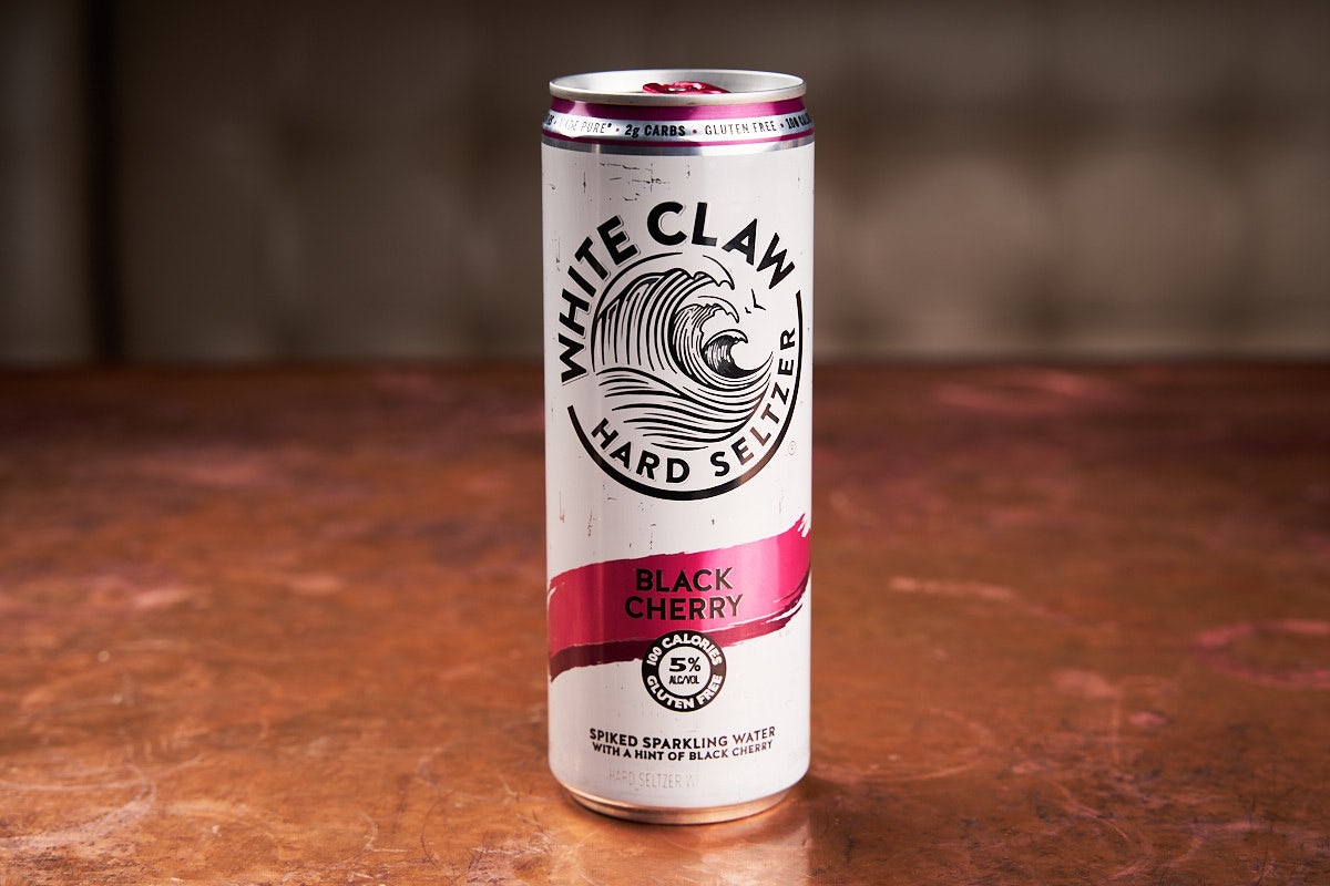 Order White Claw - Black Cherry food online from Secret Sauce store, Vernon Hills on bringmethat.com