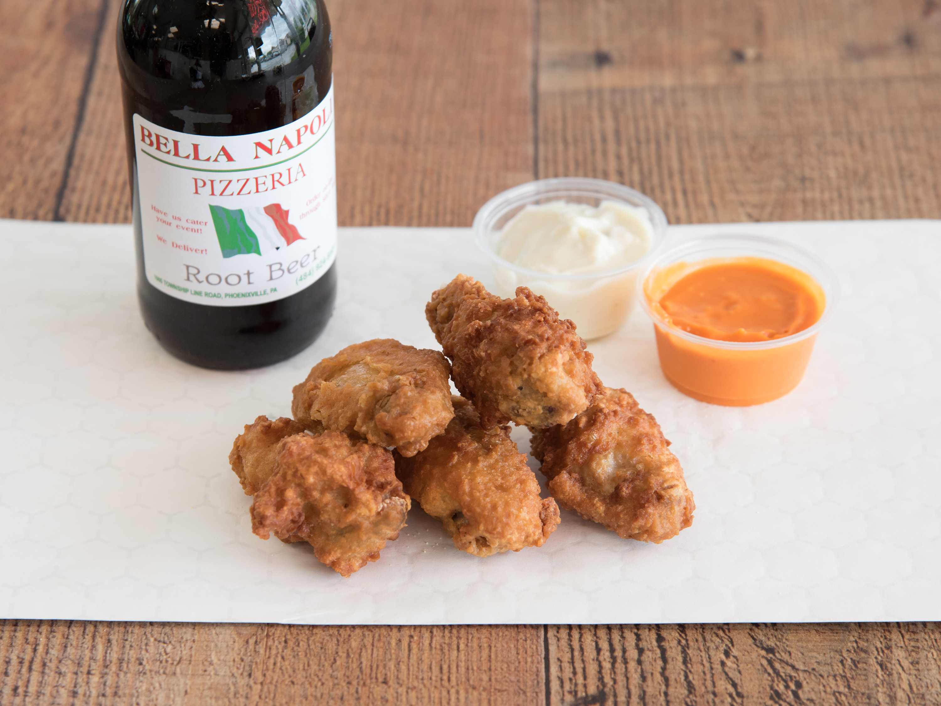 Order Buffalo Wings food online from Bella Napoli Pizzeria store, Phoenixville on bringmethat.com