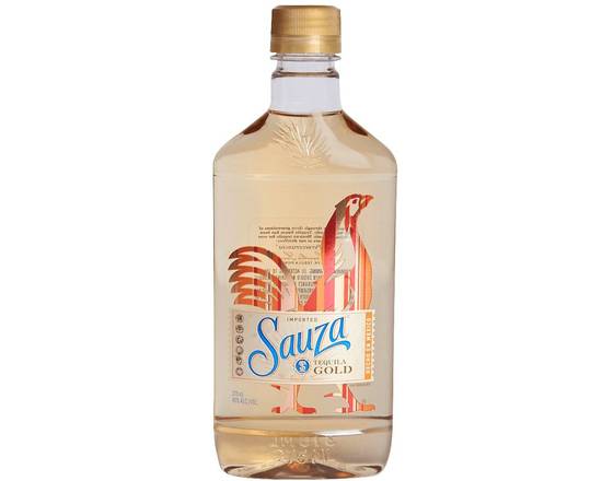 Order Sauza Gold, 375mL tequila (40.0% ABV) food online from Central Liquor Market store, Los Angeles on bringmethat.com