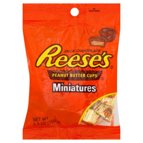 Order Reese's Mini Peanut Butter Cups 5.3oz food online from 7-Eleven store, Medina on bringmethat.com