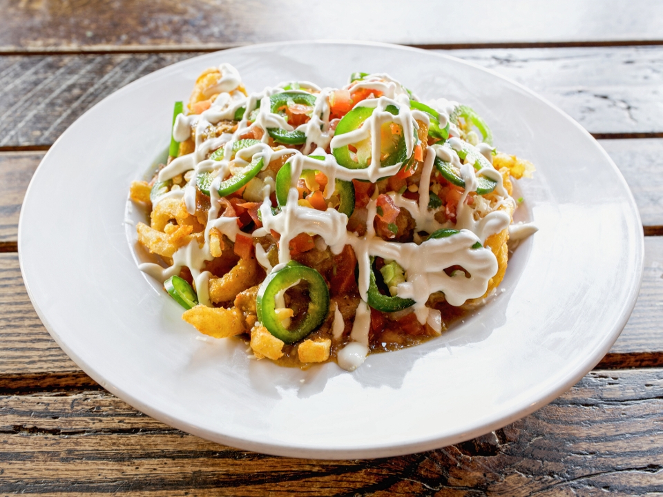 Order 3PD Chile Cheese Fries food online from Mezcal store, Denver on bringmethat.com