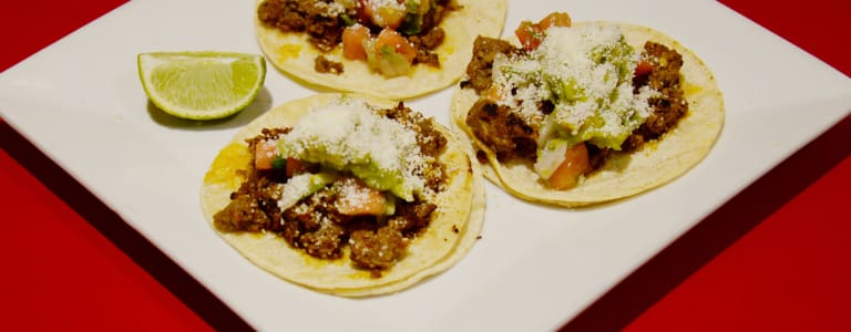 Order 3 Carnitas Taco Meal Deal food online from Let's Taco! store, Seattle on bringmethat.com