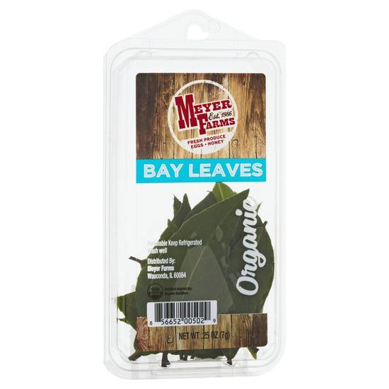 Order Meyer Farms · Organic Bay Leaves (0.25 oz) food online from Jewel-Osco store, Libertyville on bringmethat.com