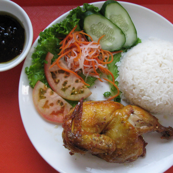 Order C09. Cornish Hen Chicken Rice (CGRoti) food online from Pho Daily store, Long Beach on bringmethat.com