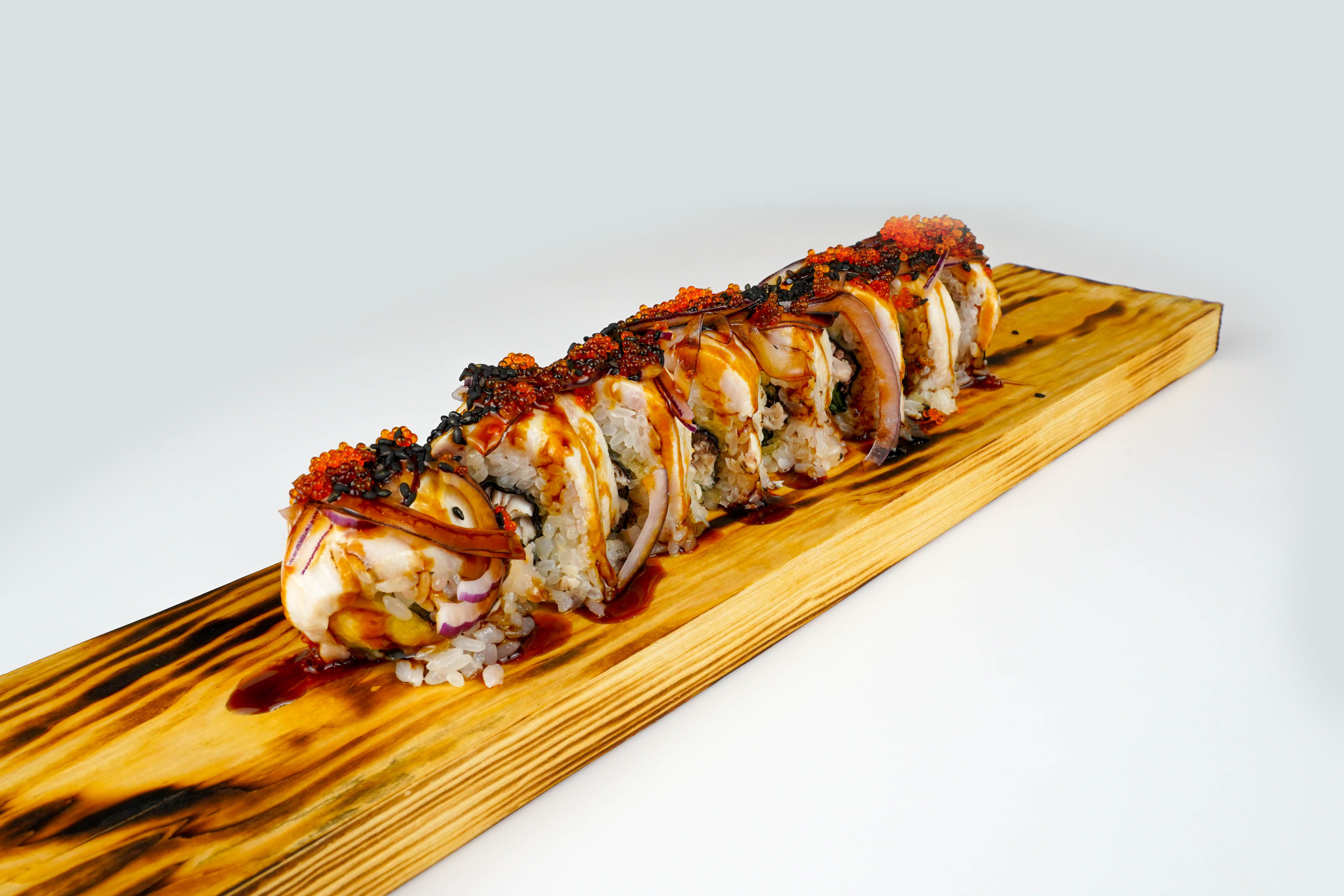 Order Double Hamachi Roll food online from Otoko Sushi store, Redwood City on bringmethat.com